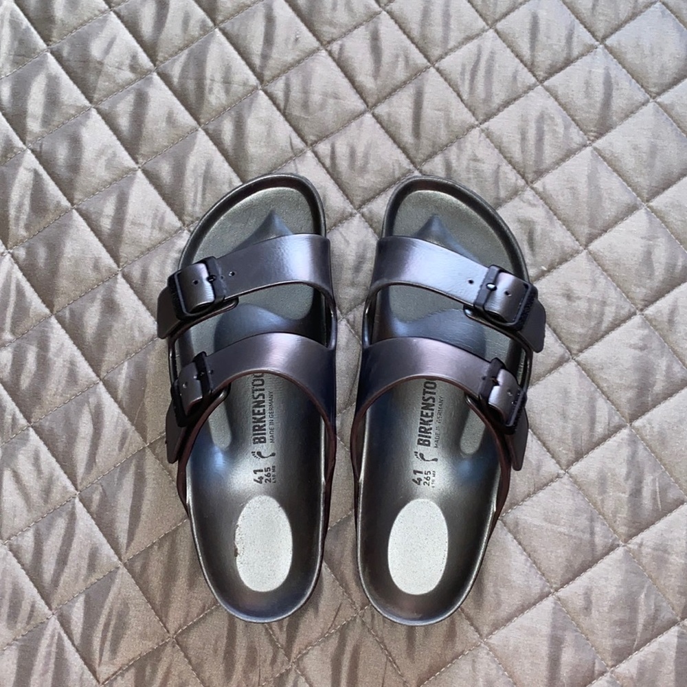 Silver EVA Birkenstock size 41 (10)